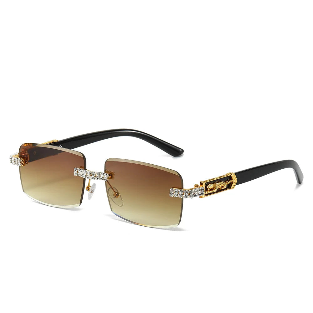 Ahem Luxury Rhinestone Glasses